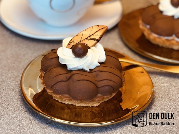 Hazelnoot caramelgebak